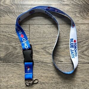 Blue Jay Blue and White Lanyard